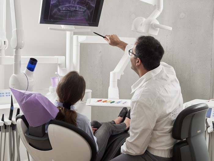 Criança no dentista